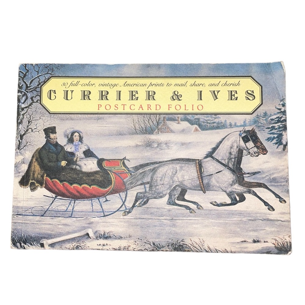 Currier and Ives Postcard Folio Artwork 5x7 Prints